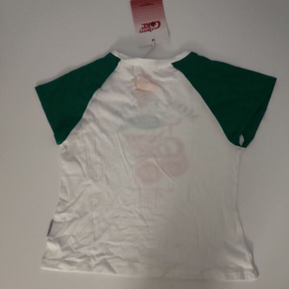 The Laundry Room Mon Chéri Cherry Coke Tee - Green and White - Picture 2 of 3